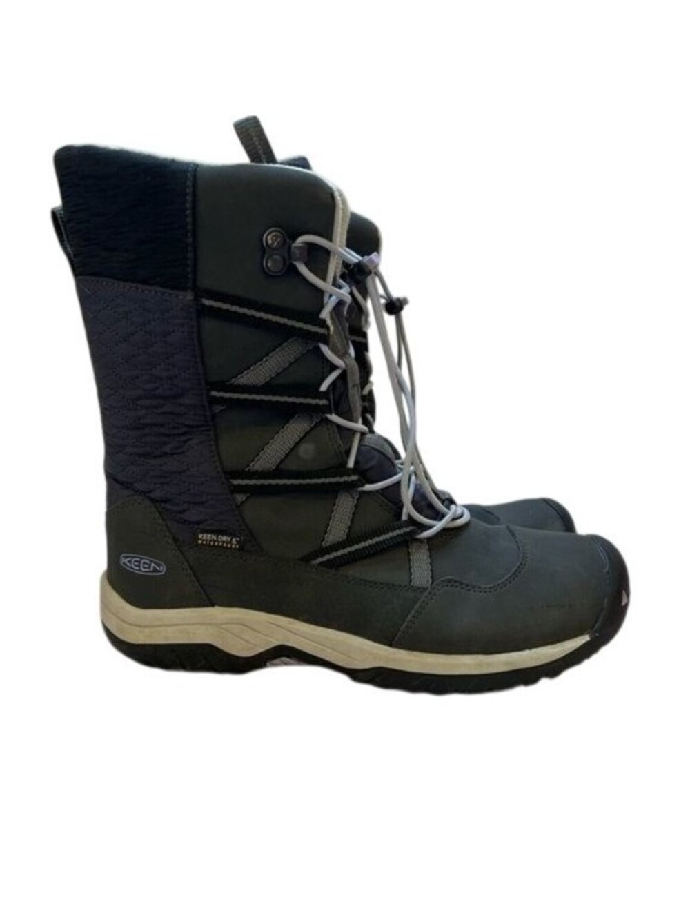 Keen Women's 'Hoodoo' Waterproof Winter Snow Boots In Black Sz 5